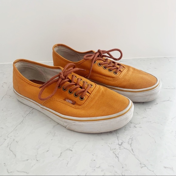 mustard vans shoes